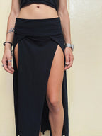 Lounge Split Skirt