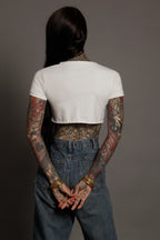 White XXXtra Crop Tee