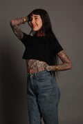 Black XXXtra Crop Tee