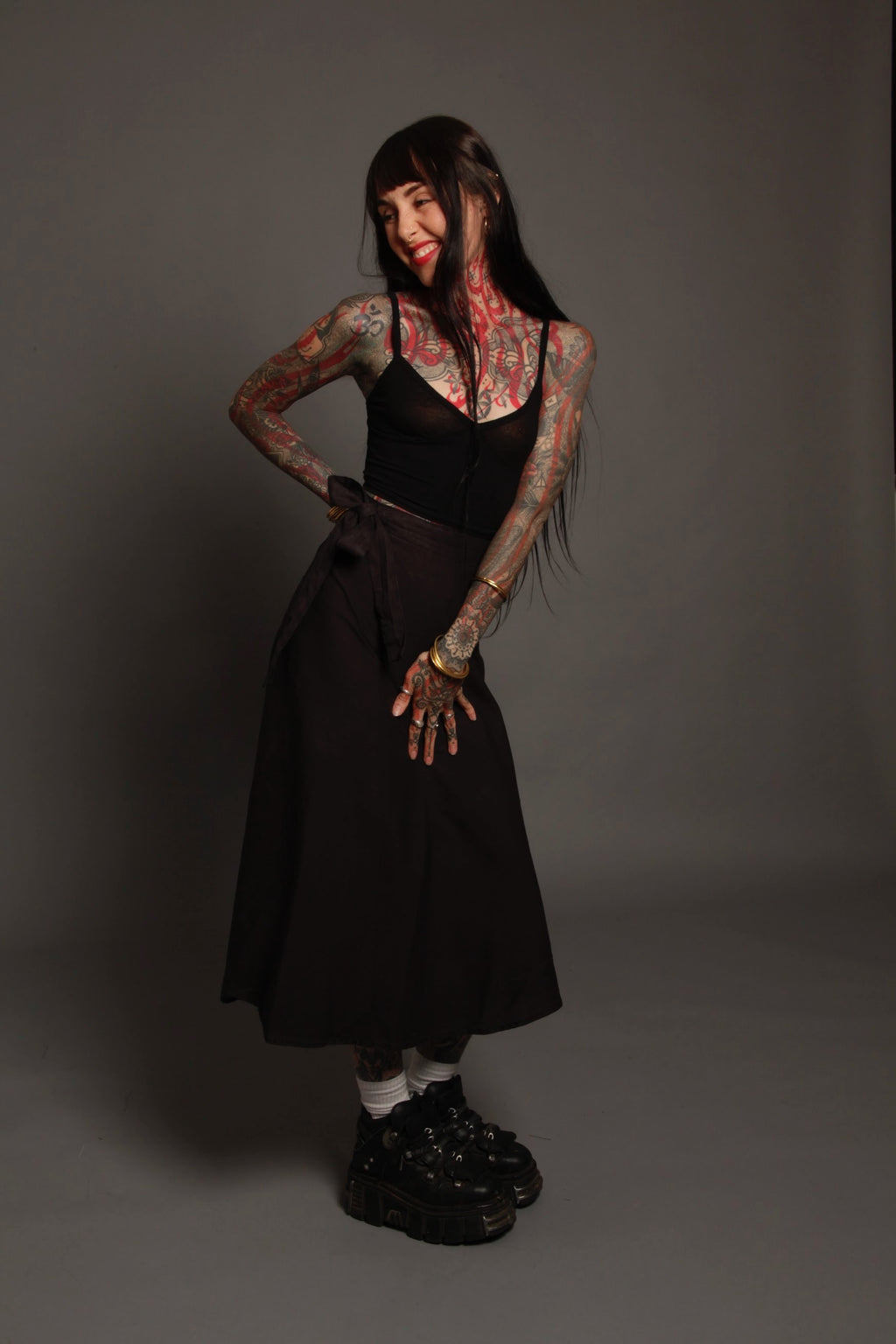 Ankle Length Wrap Skirt