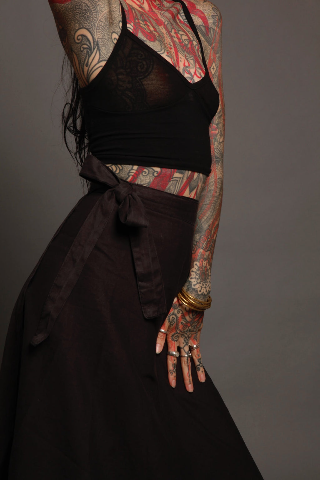 Ankle Length Wrap Skirt