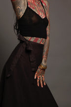 Ankle Length Wrap Skirt