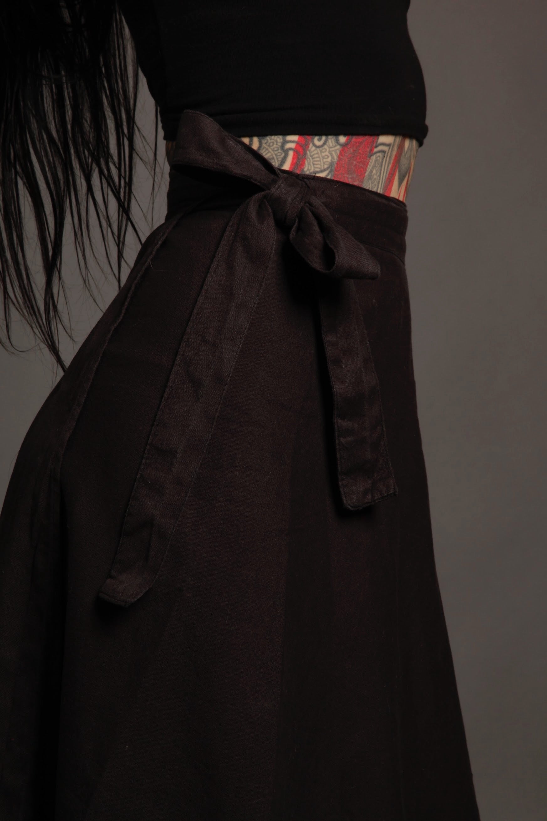 Classic Apparel: Ankle Length Wrap Skirt