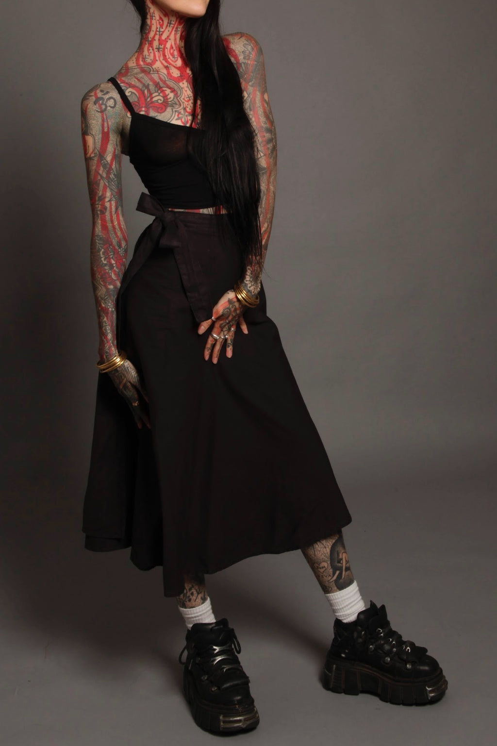 Ankle Length Wrap Skirt