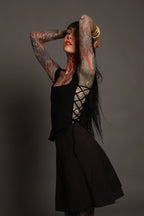Knee Length Wrap Skirt