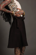 Knee Length Wrap Skirt