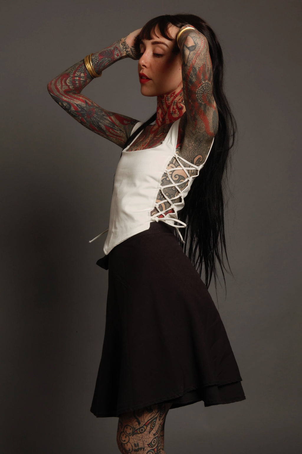 Knee Length Wrap Skirt
