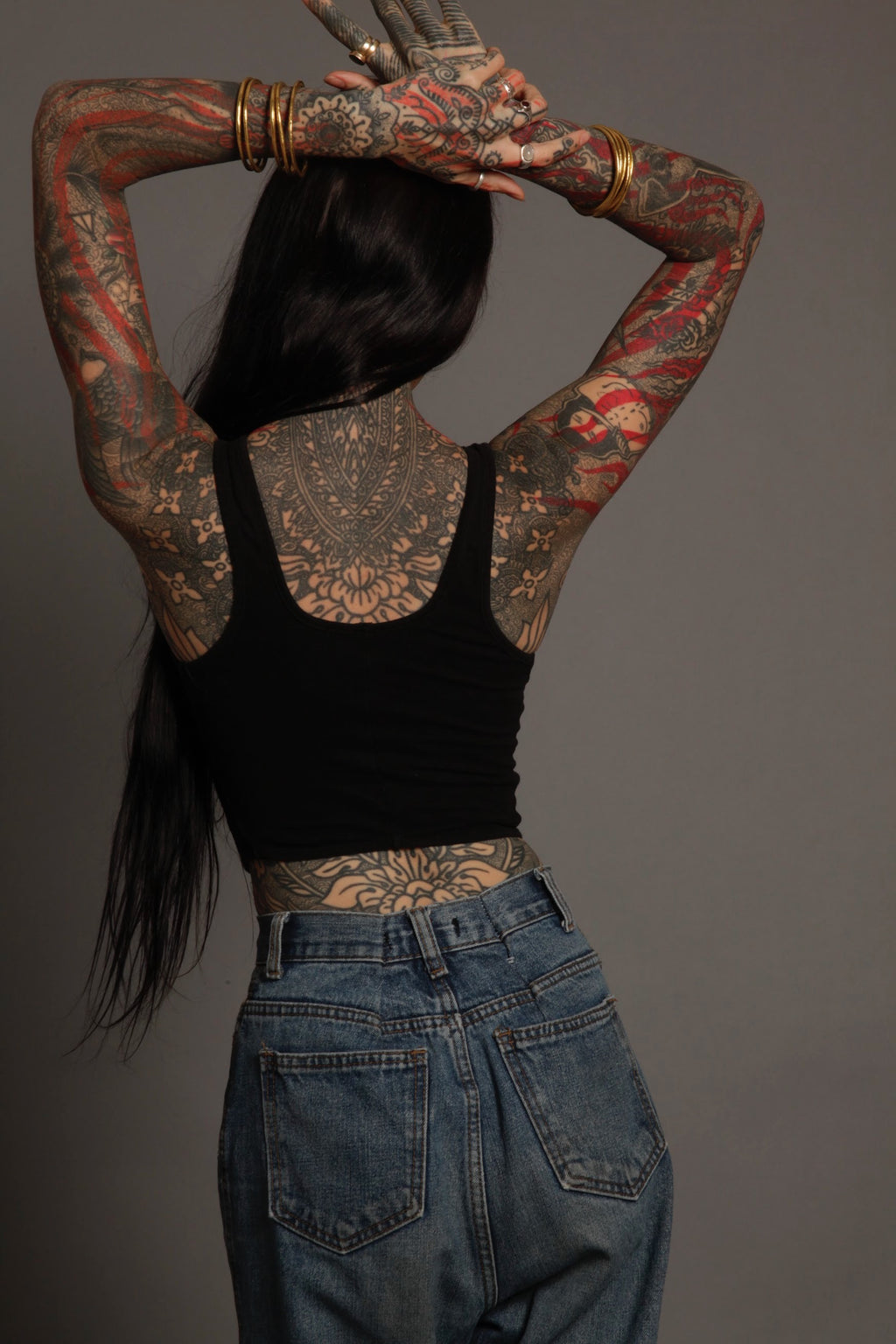 Soft Black Corset Vest