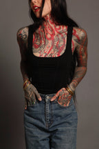 Soft Black Corset Vest