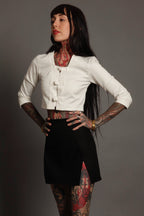 White 3/4 Sleeved Tunic
