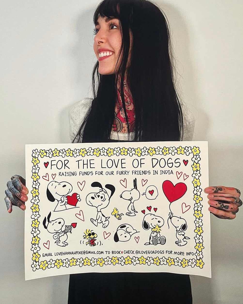 "For The Love of Dogs" Print for Dog Rescue in India