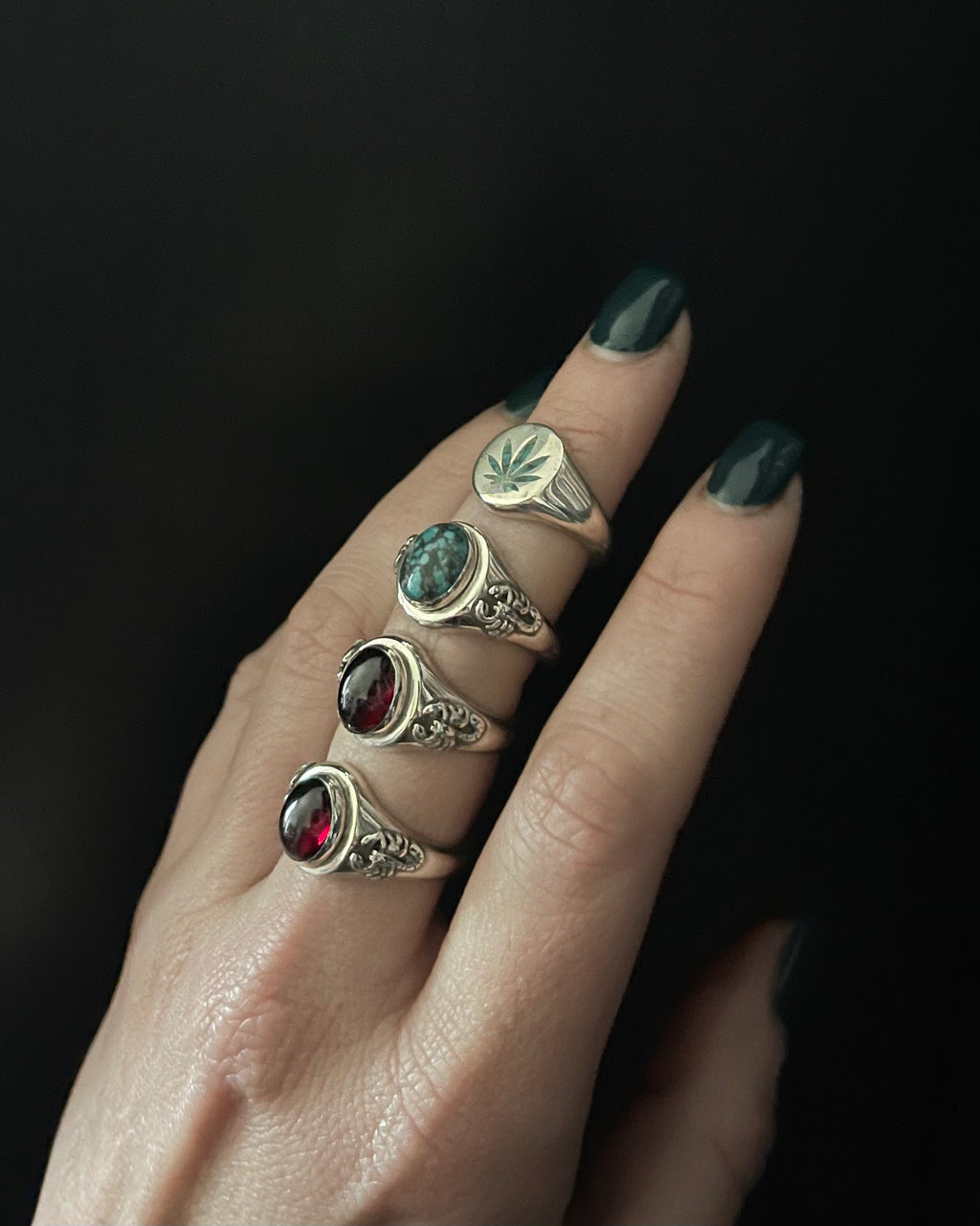 Scorpion Stone Ring