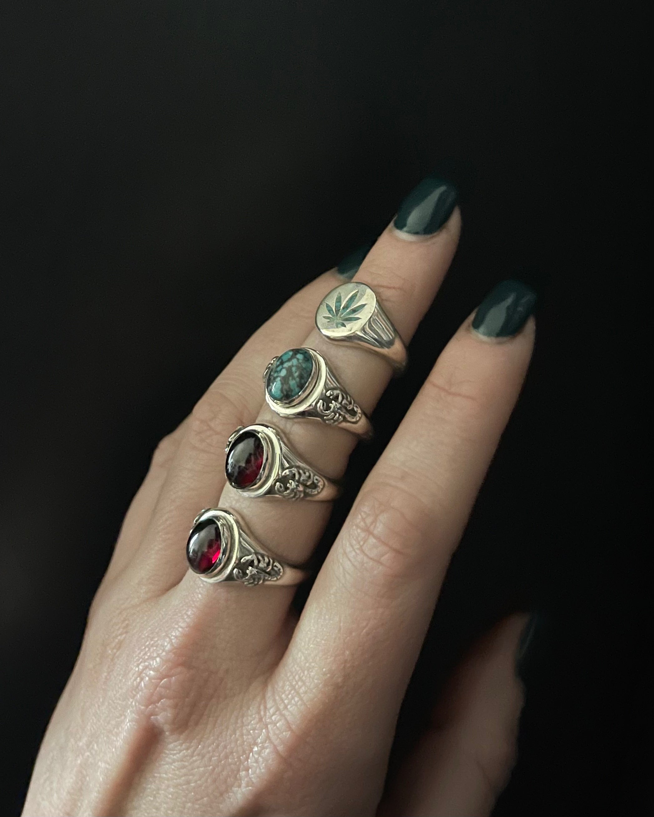 Scorpion Stone Ring