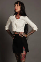 Double Split Mini Skirt