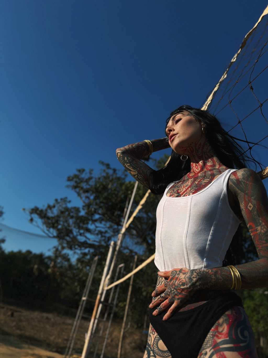 Soft White Corset Vest