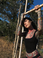 Soft Black Corset Vest