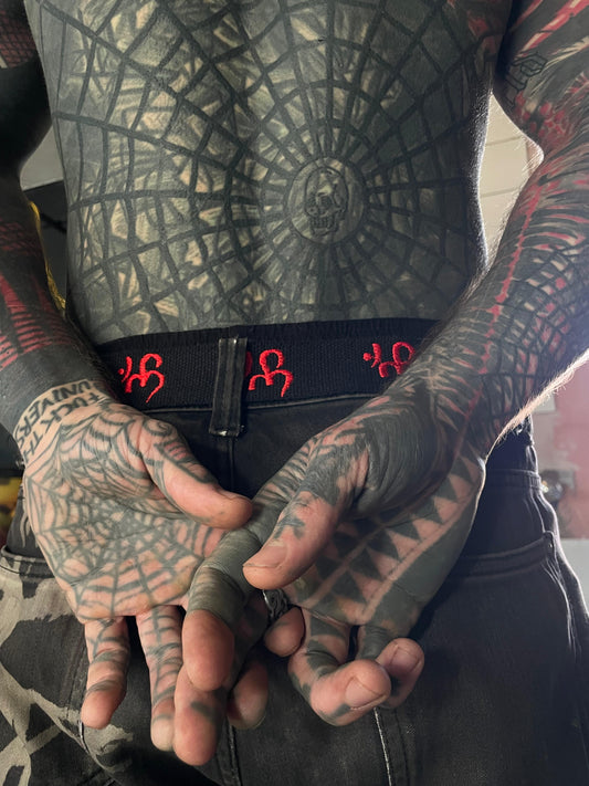 Classic Apparel: Embroidered Om Belt (Limited Edition)