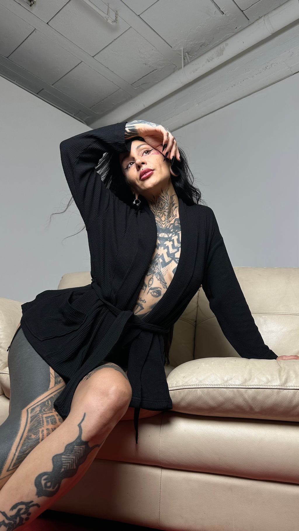 The Moon Shift Smoking Jacket - 100% Organic Cotton Blend