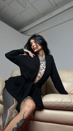 The Moon Shift Smoking Jacket - 100% Organic Cotton Blend