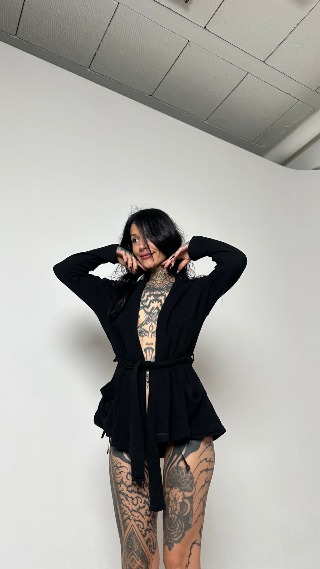 The Moon Shift Smoking Jacket - 100% Organic Cotton Blend