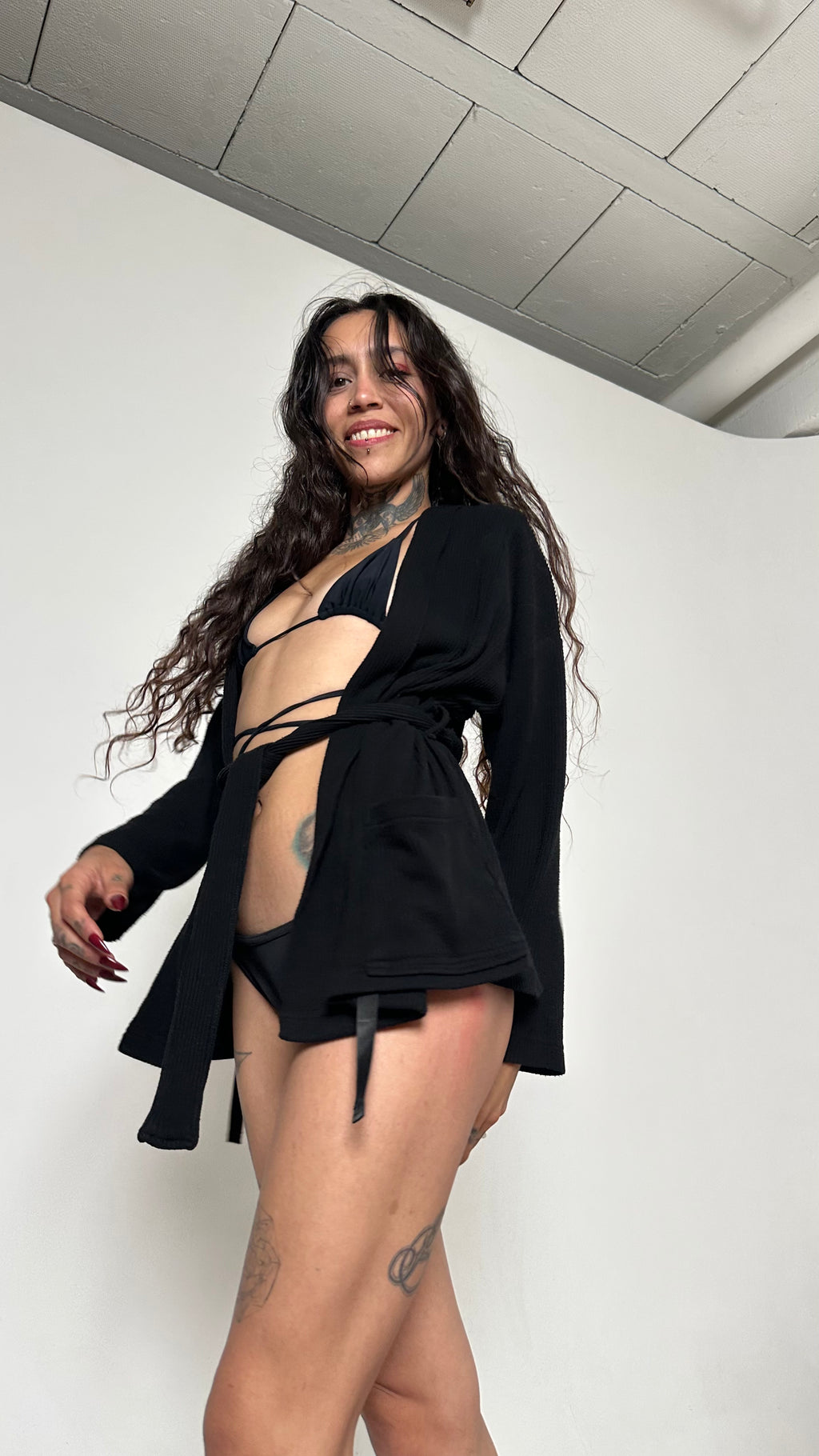 The Moon Shift Smoking Jacket - 100% Organic Cotton Blend
