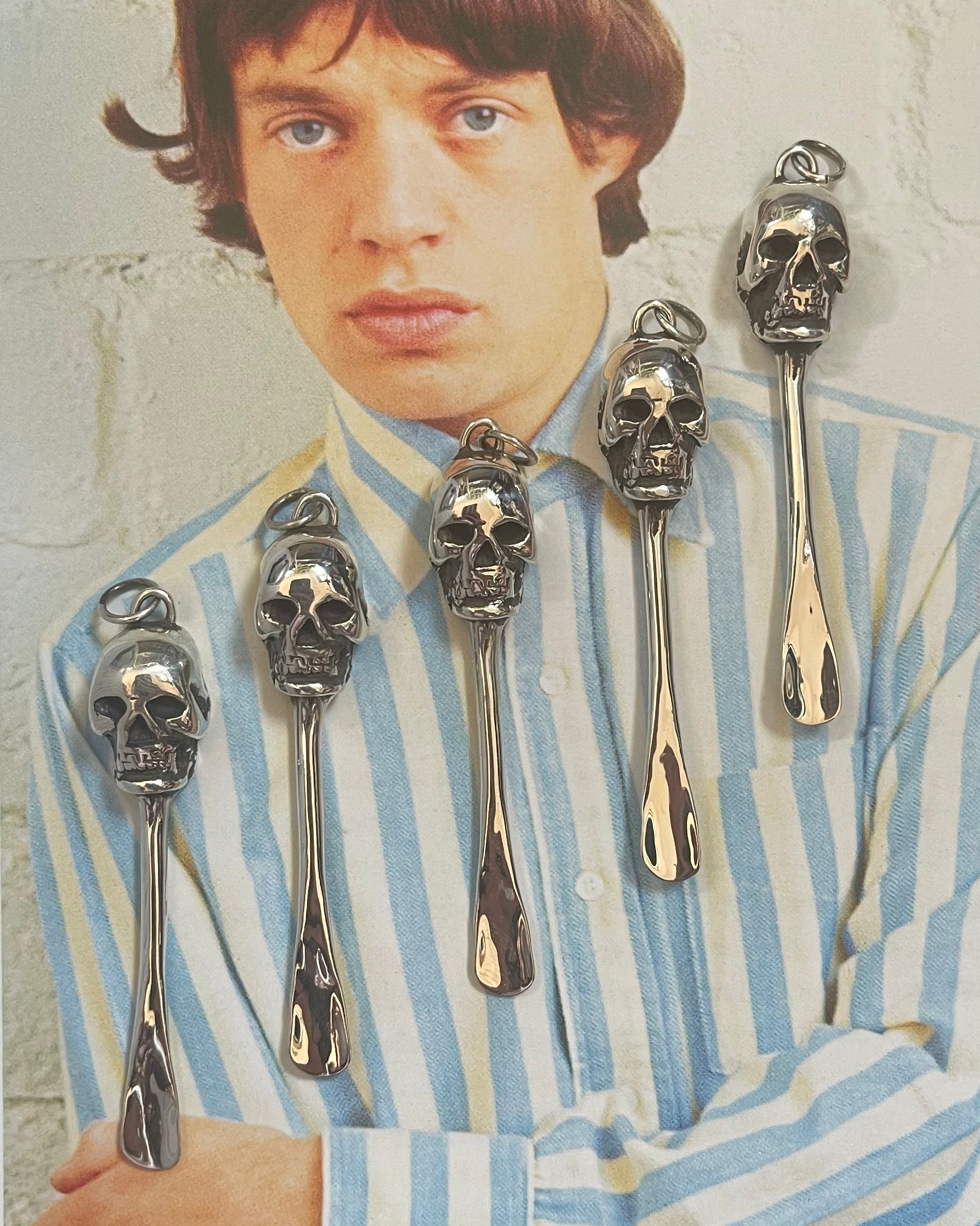 Skull Snuff Spoon
