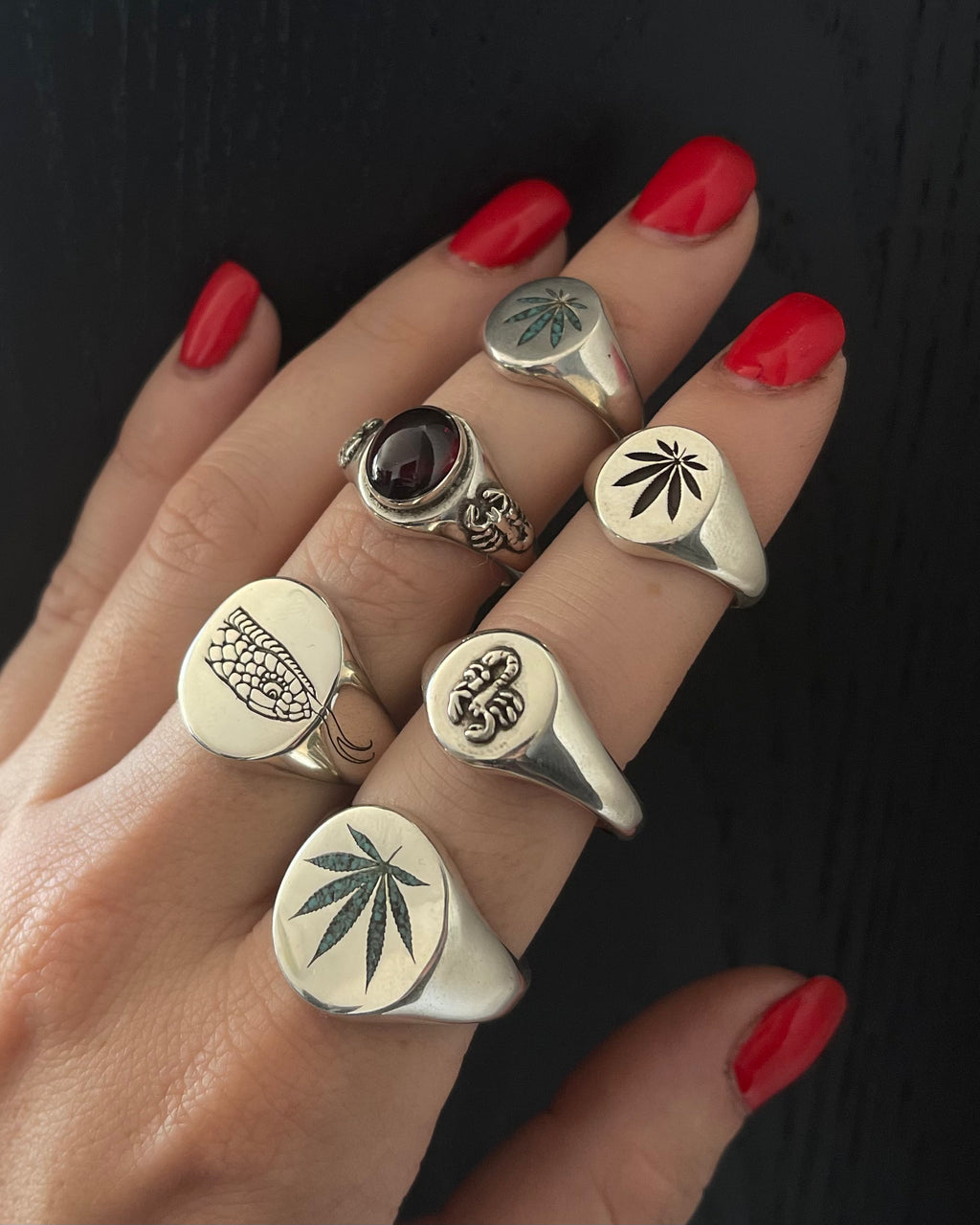 Scorpion Stone Ring