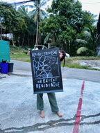 RESPECT EXISTENCE SPRAYED POSTER