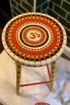 "Om Mandala" Stool by Twin Sun Store