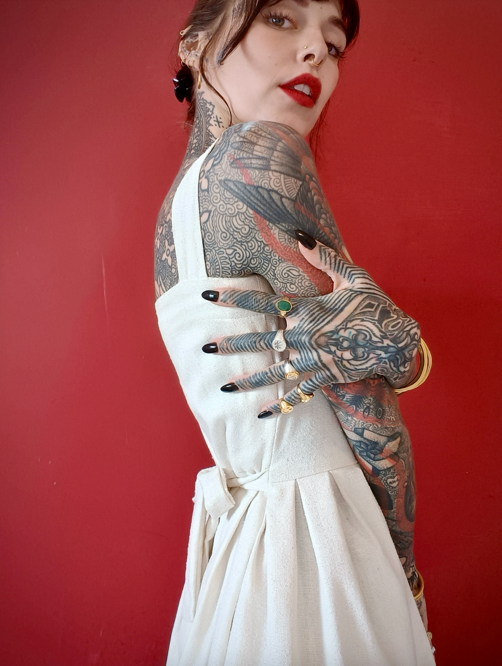 Moon Dress (Off White)