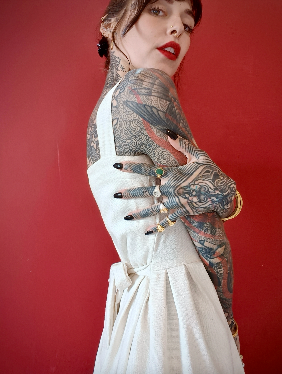 Moon Dress (Off White)