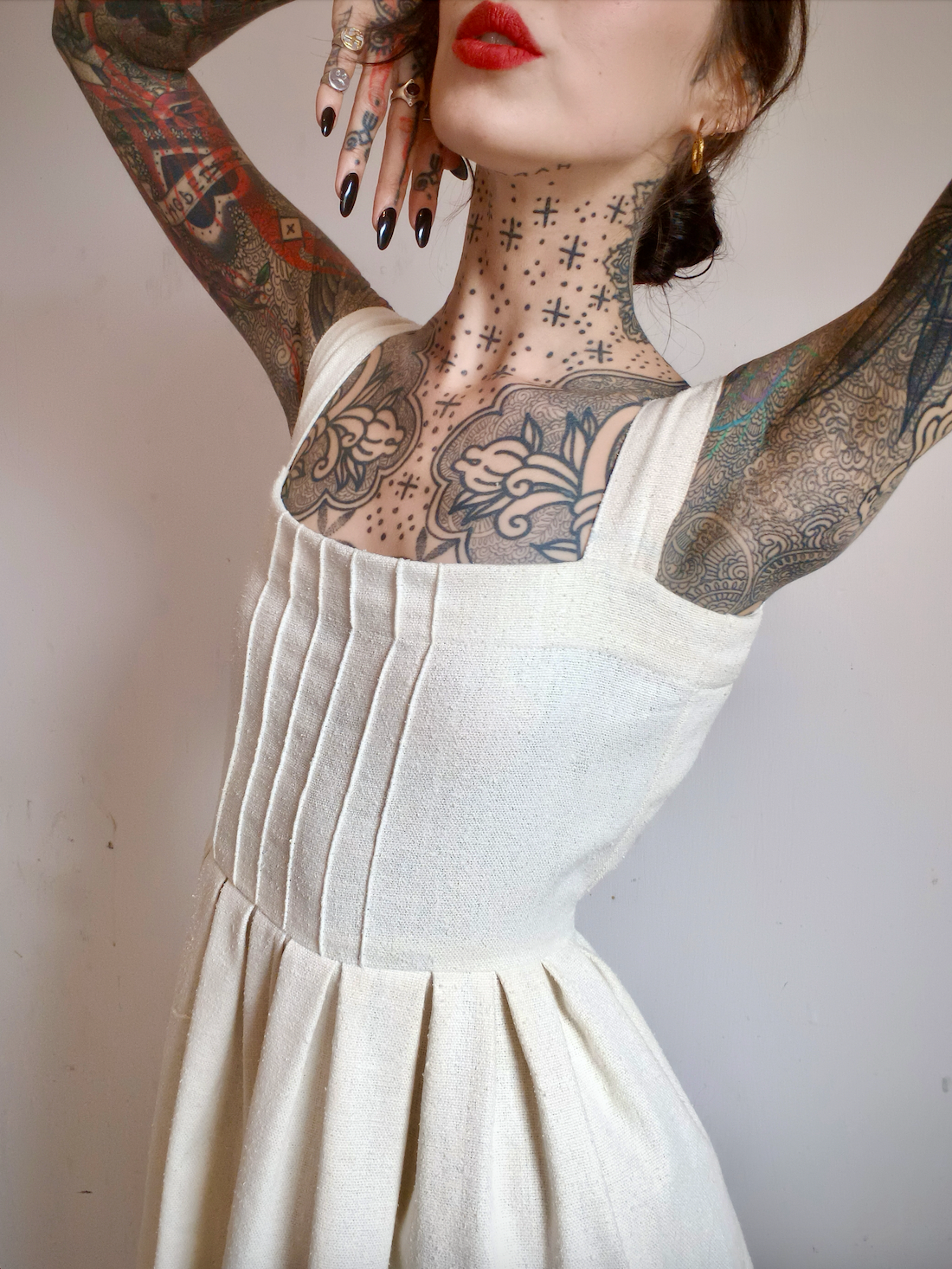 Classic Apparel: Moon Dress (Off White)