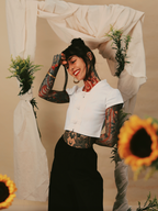 Cap Sleeve Tunic (White)