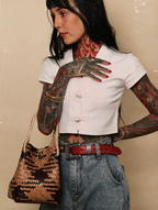 Cap Sleeve Tunic (White)