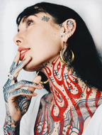 Large Spiked Tribal Earrings