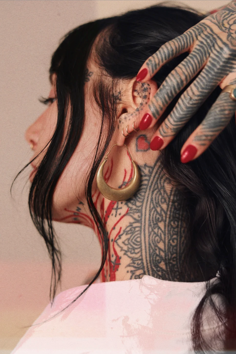 Plain Tribal Hoop Earrings