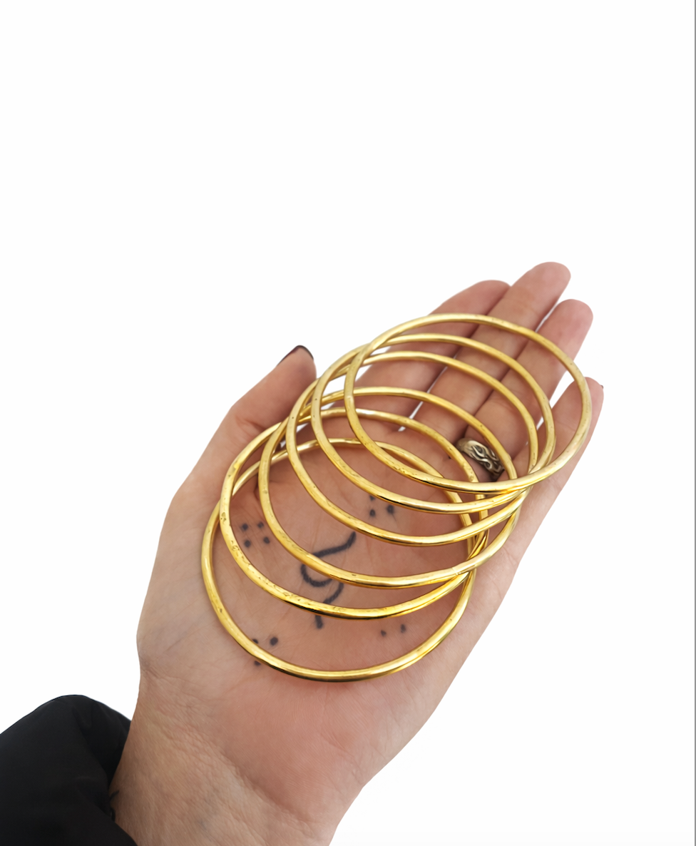 "Children of The Sun" Stacking Bangle (Brass)