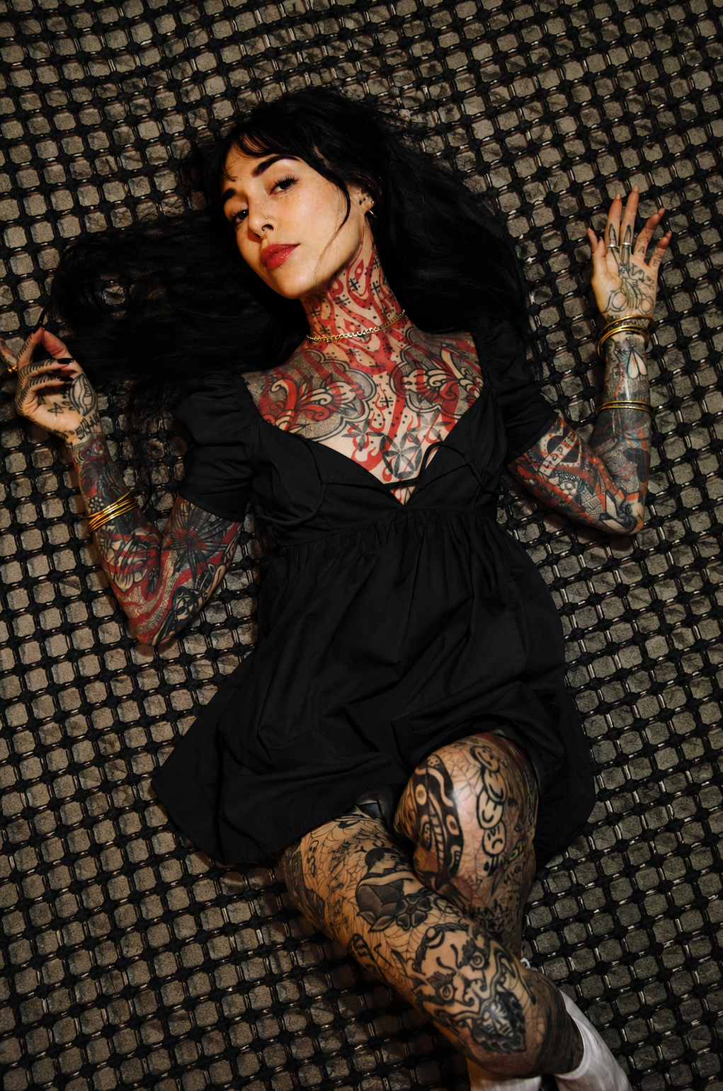 Classic Apparel: Baby Doll Dress in Jet Black