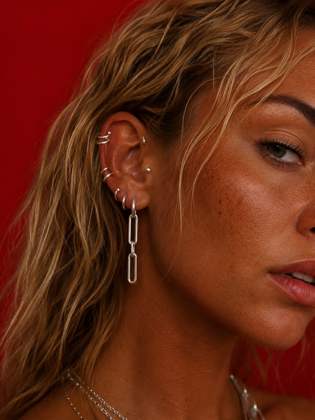 Hostage Chain Earrings