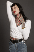 White Wrap Top Longsleeve