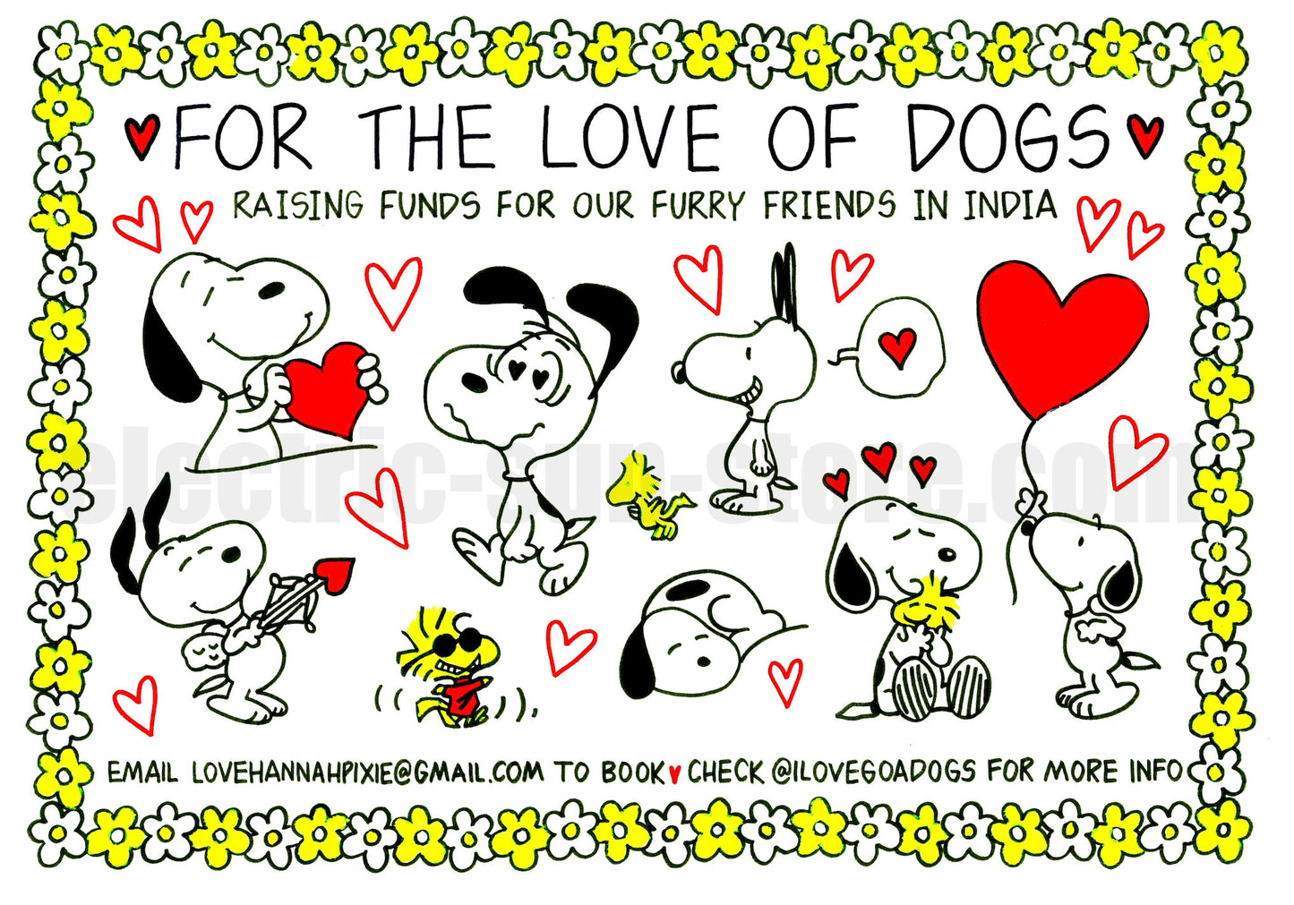 "For The Love of Dogs" Print for Dog Rescue in India