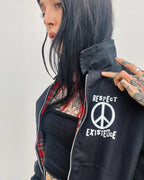 RESPECT EXISTENCE UPCYCLED BOMBER JACKET