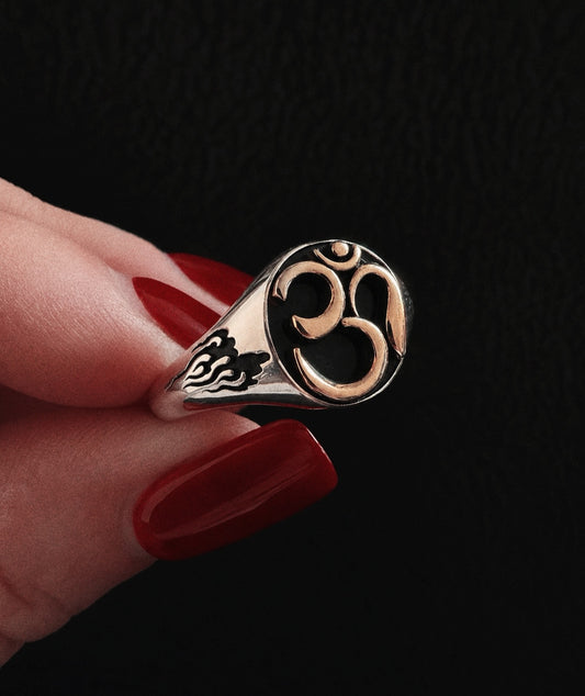 The Om Sun Temple Signet Ring