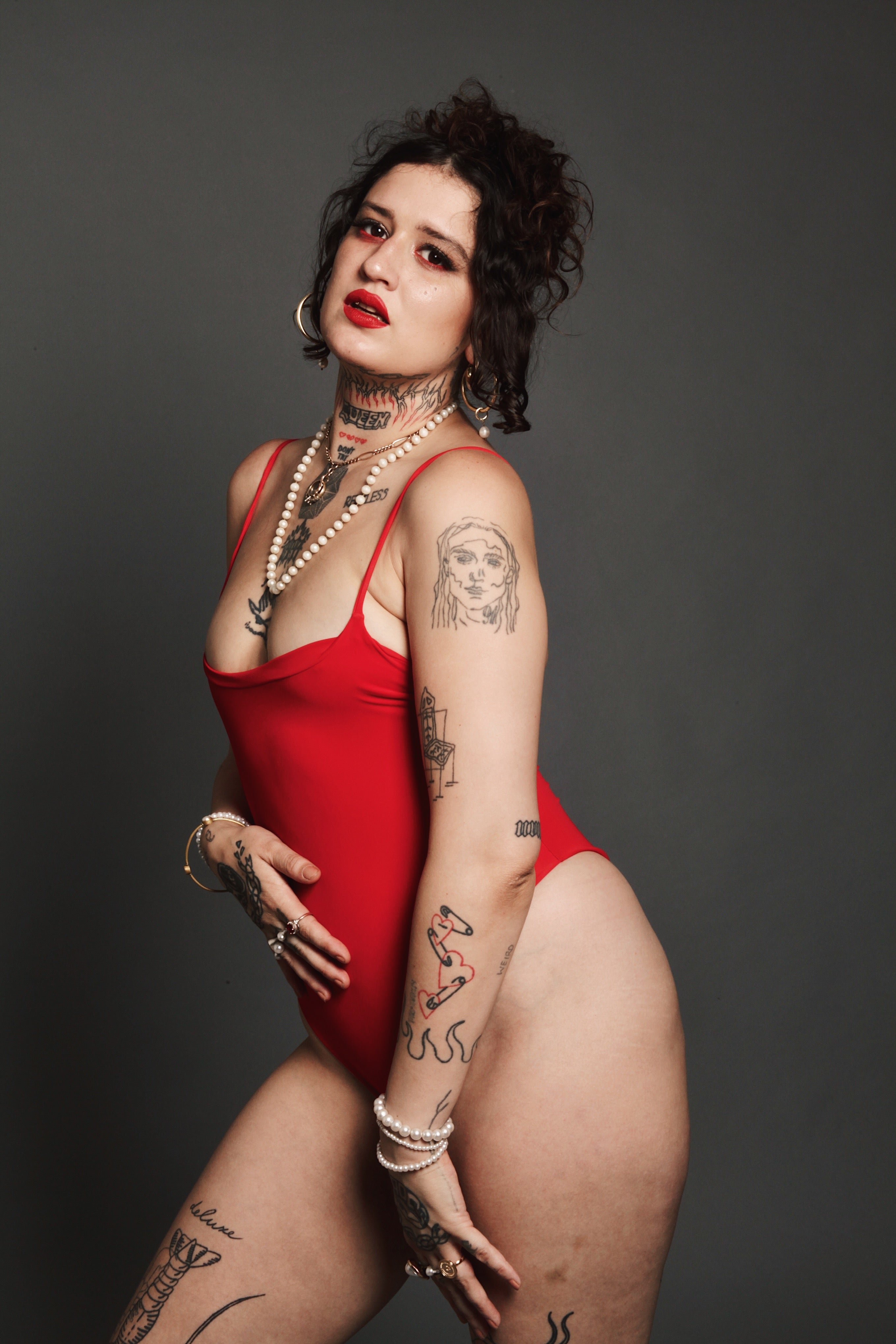 Classic Apparel: One Piece Swimsuit (Baywatch Red)