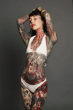 Halter Bikini (China White)