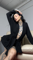 The Moon Shift Smoking Jacket - 100% Organic Cotton Blend