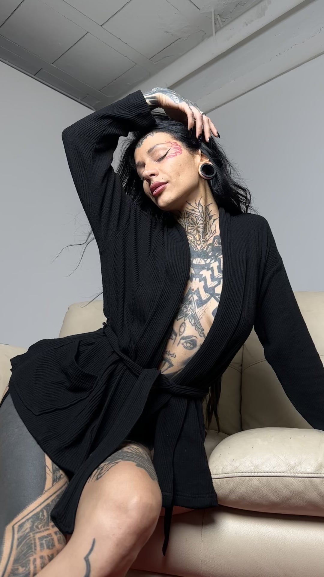 The Moon Shift Smoking Jacket - 100% Organic Cotton Blend