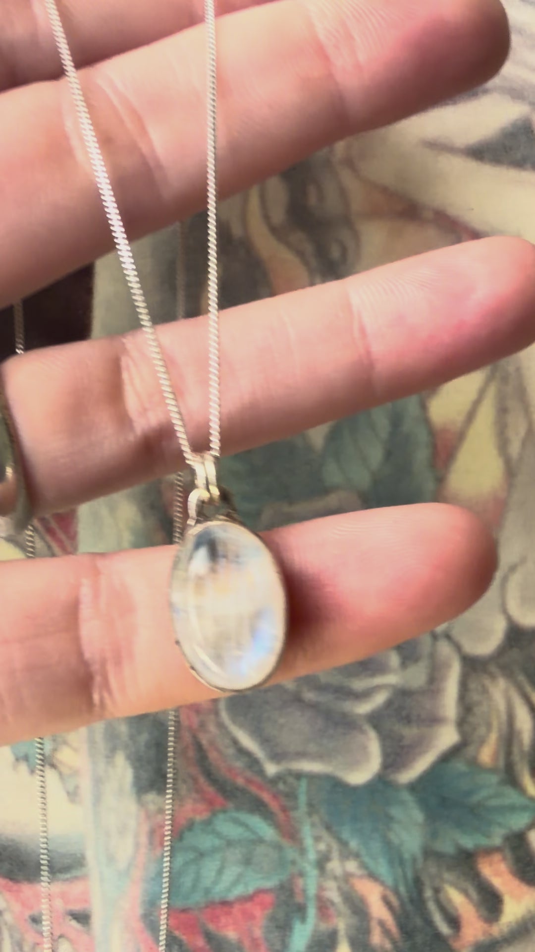 The Moonlight Pendant - Moonstone & Sterling Silver