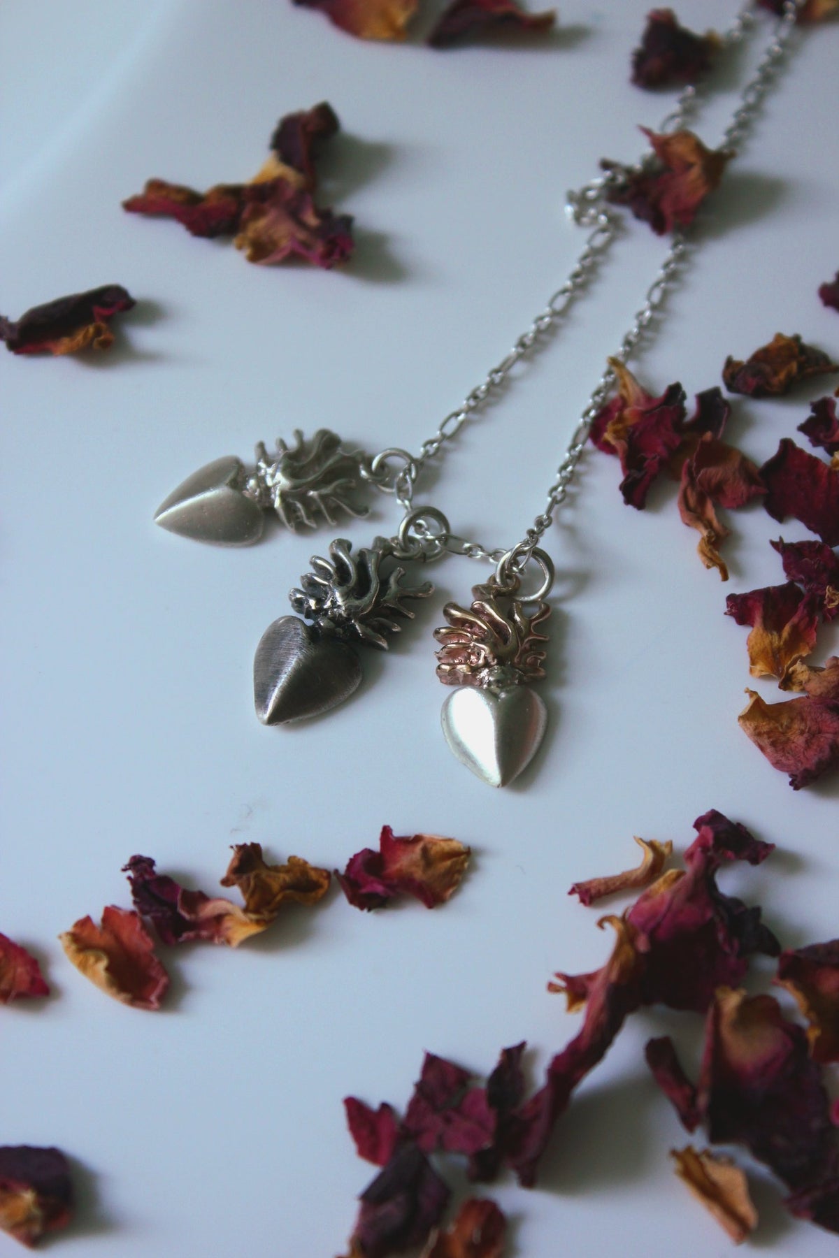Flaming Heart Pendant (Petite)