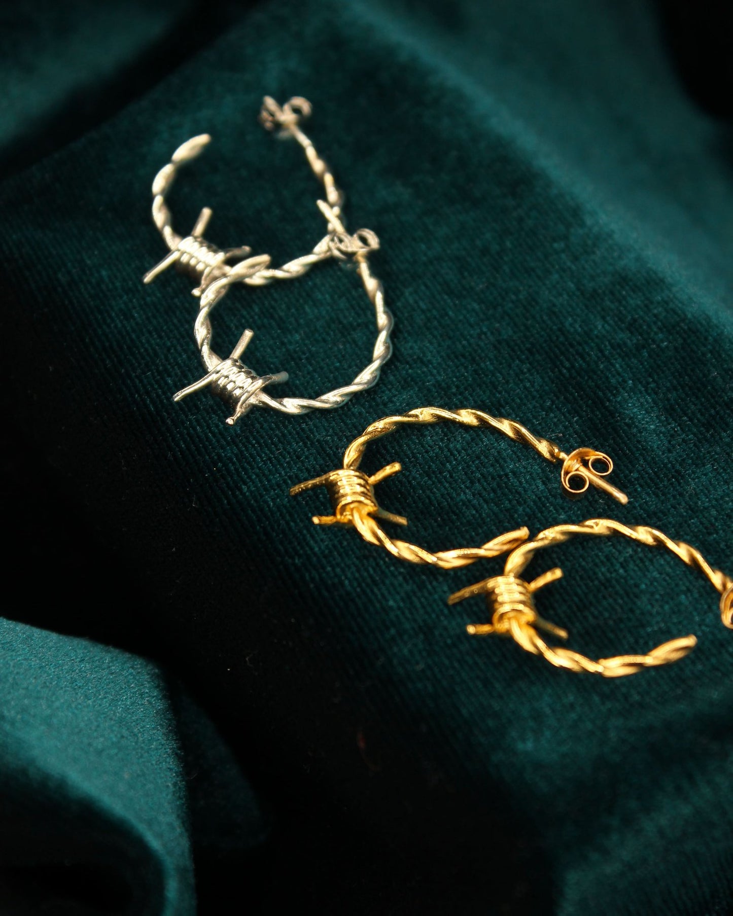 Barbed Wire Earrings